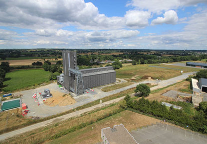 silo de céréales bio à châteaubourg