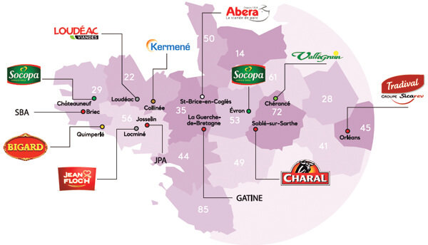 carte des abatteurs réseau syproporcs