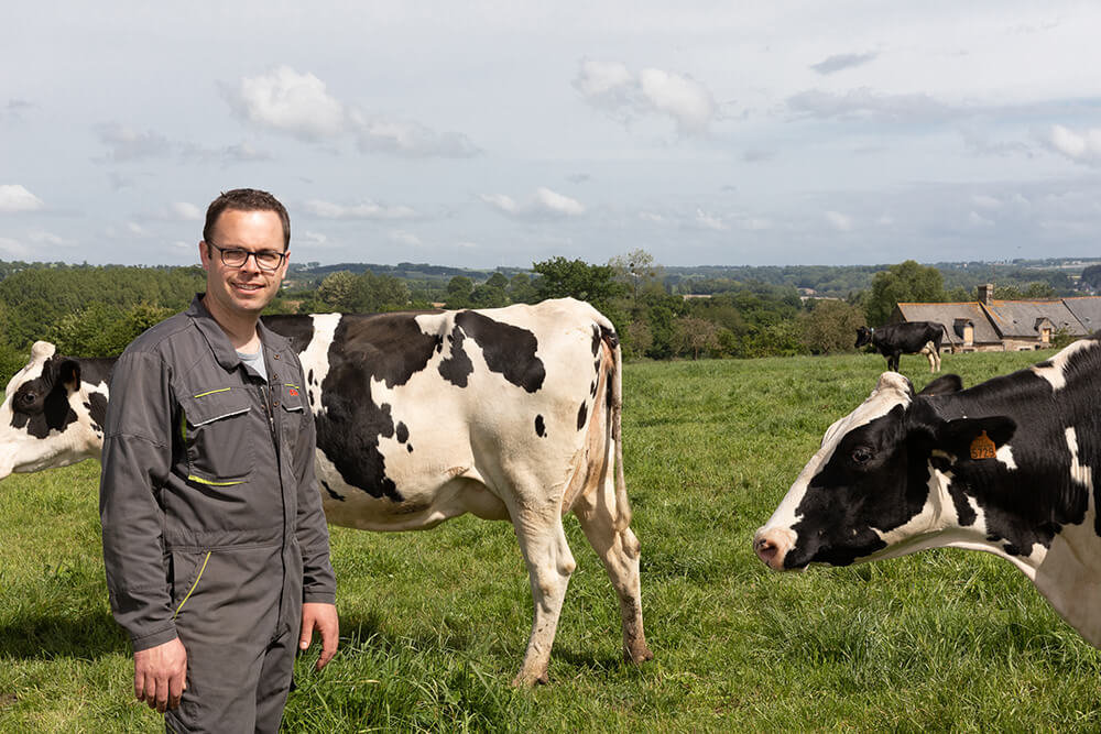 Béranger, éleveur de vaches laitières