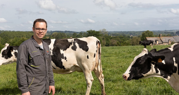 Béranger, éleveur de vaches laitières