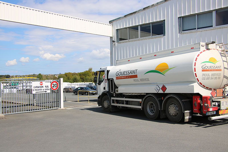 camion de livraison énergie