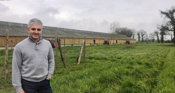 Jérôme Siméon, éleveur de porcs et de poulettes