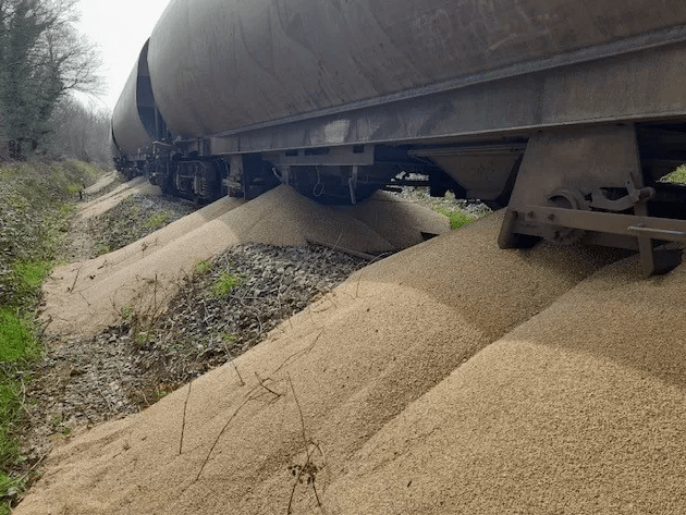 attaque du train de blé